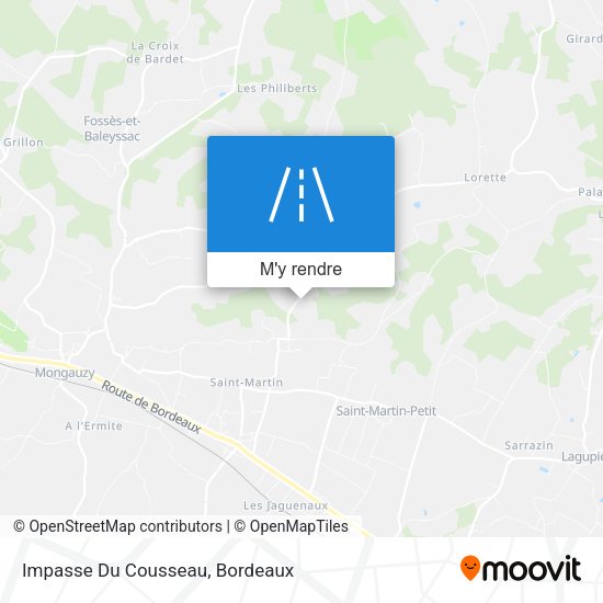 Impasse Du Cousseau plan