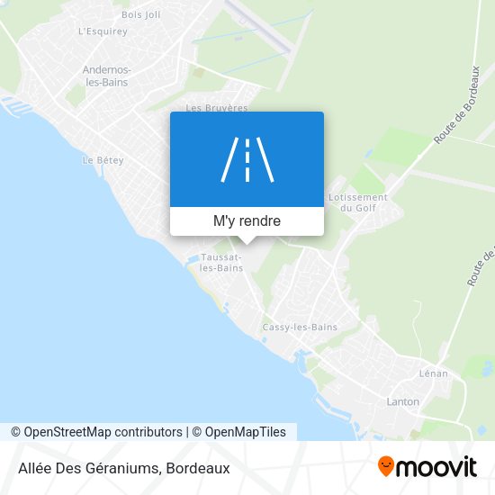 Allée Des Géraniums plan