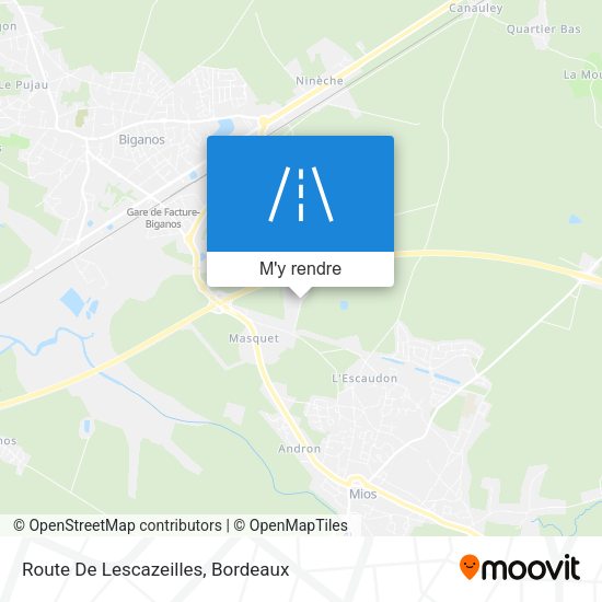Route De Lescazeilles plan