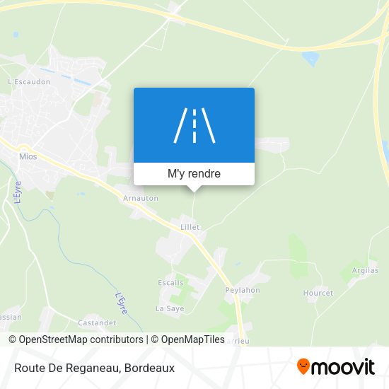 Route De Reganeau plan