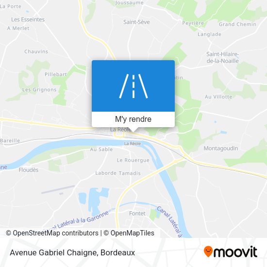 Avenue Gabriel Chaigne plan