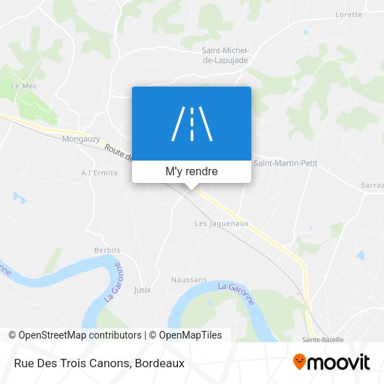 Rue Des Trois Canons plan