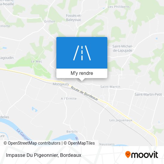 Impasse Du Pigeonnier plan