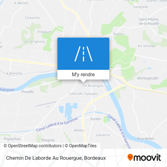 Chemin De Laborde Au Rouergue plan