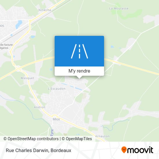 Rue Charles Darwin plan