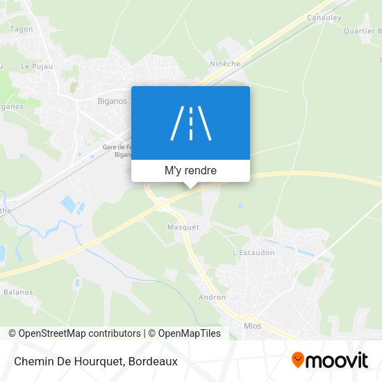Chemin De Hourquet plan