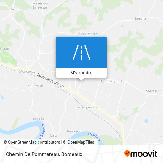 Chemin De Pommereau plan