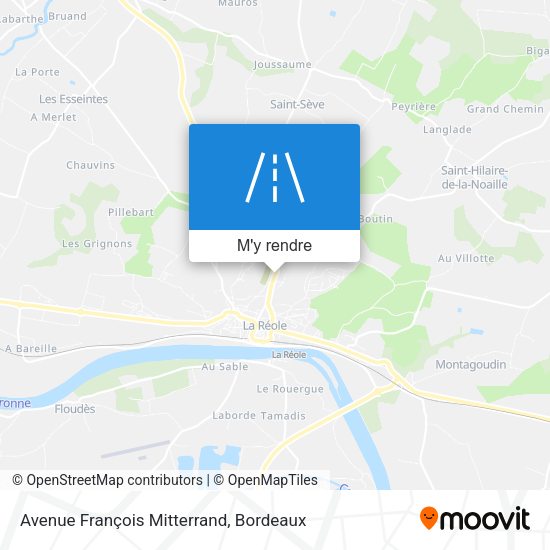 Avenue François Mitterrand plan