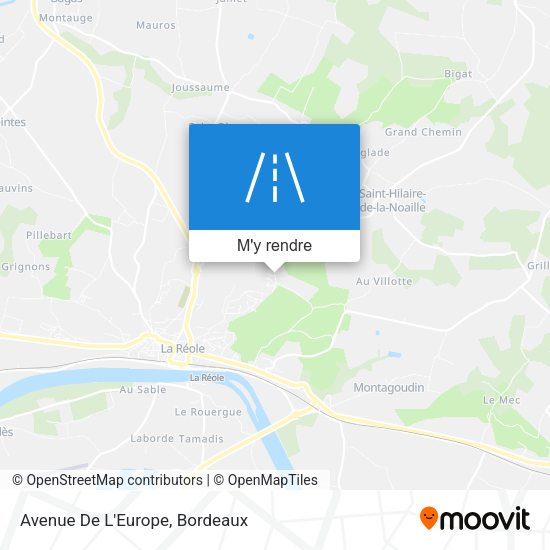 Avenue De L'Europe plan