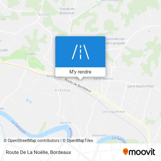 Route De La Noëlle plan