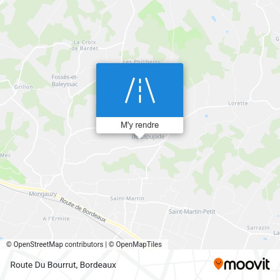 Route Du Bourrut plan