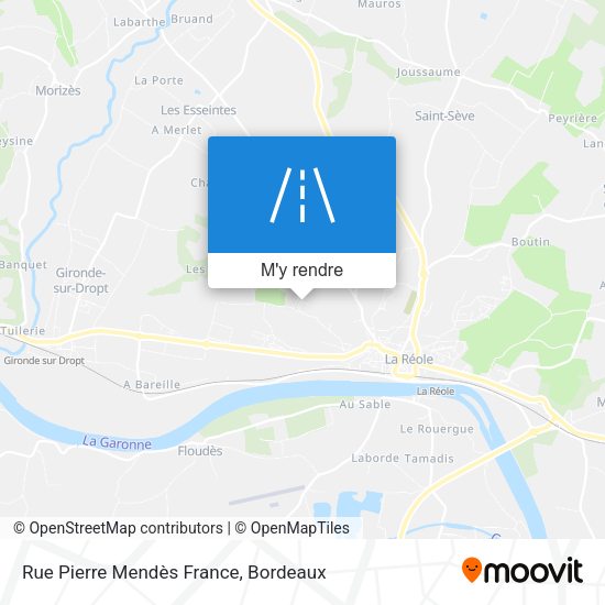 Rue Pierre Mendès France plan