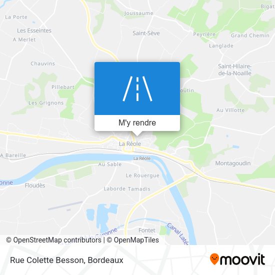 Rue Colette Besson plan