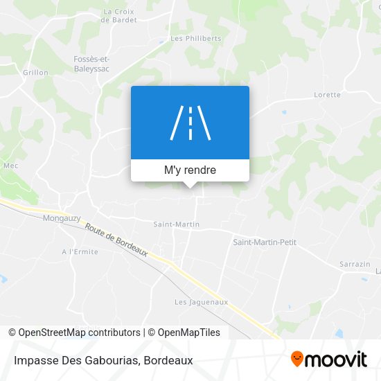 Impasse Des Gabourias plan