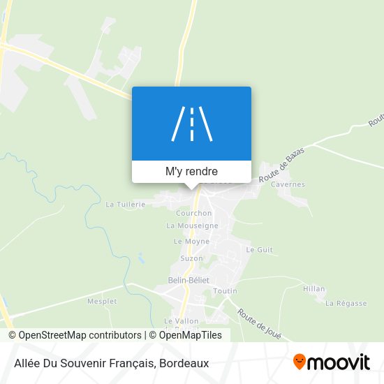 Allée Du Souvenir Français plan