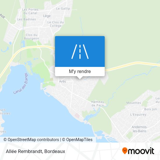 Allée Rembrandt plan