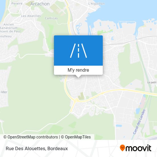 Rue Des Alouettes plan