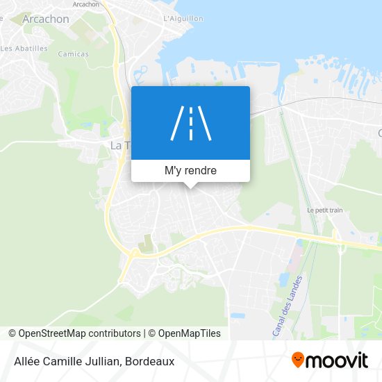 Allée Camille Jullian plan