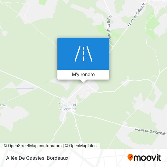Allée De Gassies plan