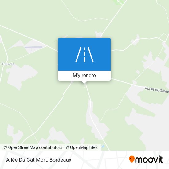 Allée Du Gat Mort plan