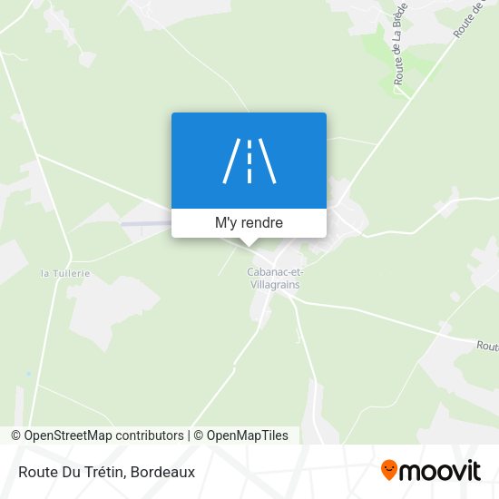 Route Du Trétin plan