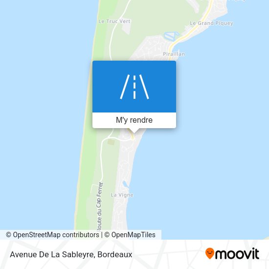 Avenue De La Sableyre plan