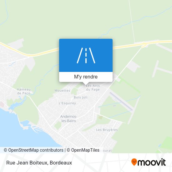 Rue Jean Boiteux plan