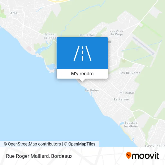 Rue Roger Maillard plan