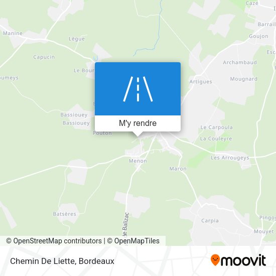 Chemin De Liette plan