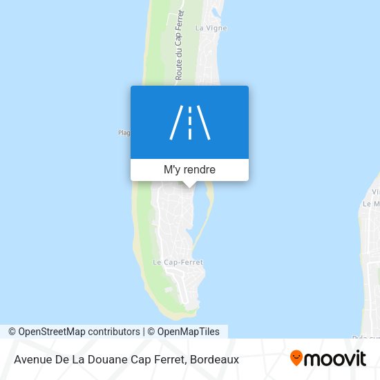 Avenue De La Douane Cap Ferret plan