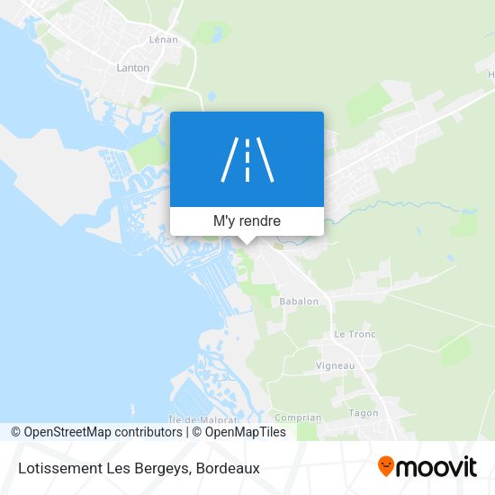 Lotissement Les Bergeys plan