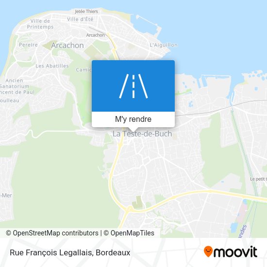 Rue François Legallais plan