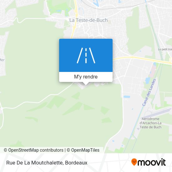 Rue De La Moutchalette plan