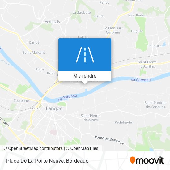 Place De La Porte Neuve plan
