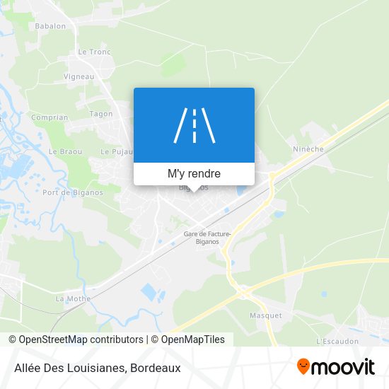 Allée Des Louisianes plan