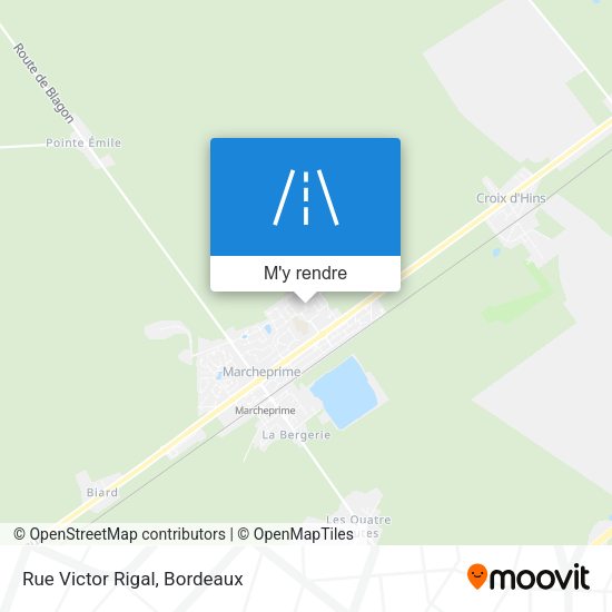 Rue Victor Rigal plan