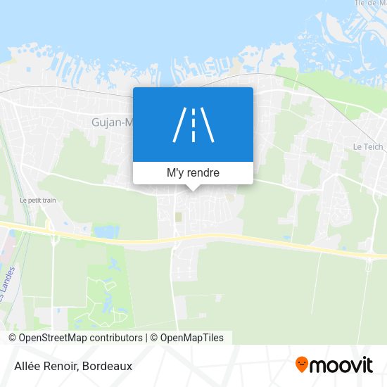 Allée Renoir plan