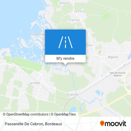 Passerelle De Cebron plan