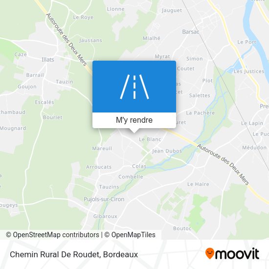 Chemin Rural De Roudet plan