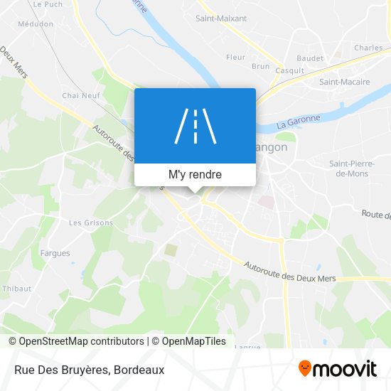 Rue Des Bruyères plan