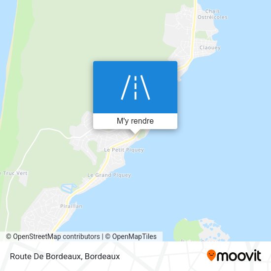 Route De Bordeaux plan