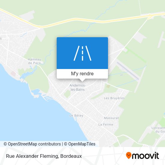 Rue Alexander Fleming plan