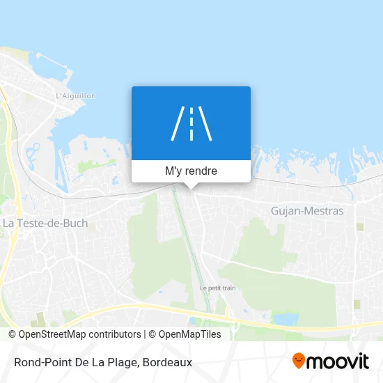 Rond-Point De La Plage plan