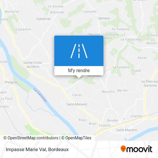 Impasse Marie Val plan