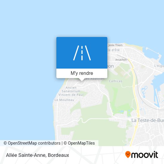 Allée Sainte-Anne plan