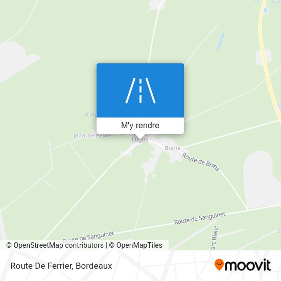 Route De Ferrier plan