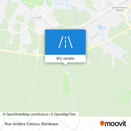 Rue Anders Celsius plan
