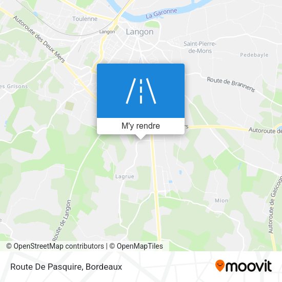 Route De Pasquire plan
