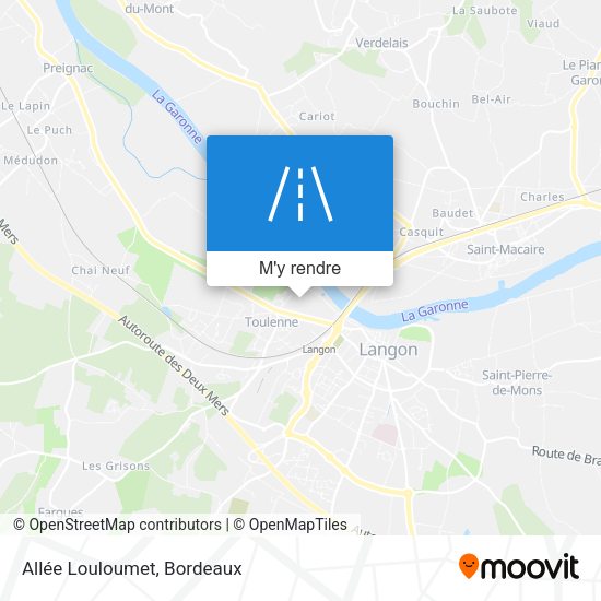 Allée Louloumet plan