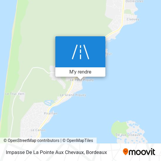 Impasse De La Pointe Aux Chevaux plan